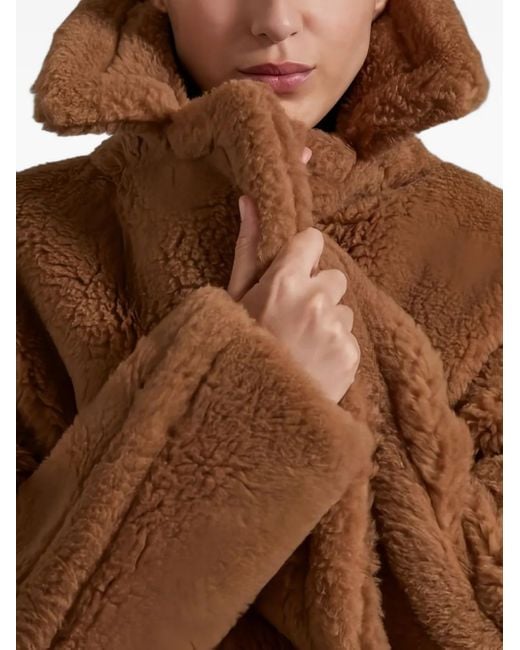 Max Mara Teddy Jas in het Brown