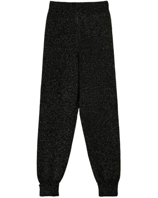 Twinset Black Gestrickte Jogginghose