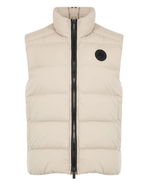 Canada Goose Natural Crofton Quilted Panel Vest for men