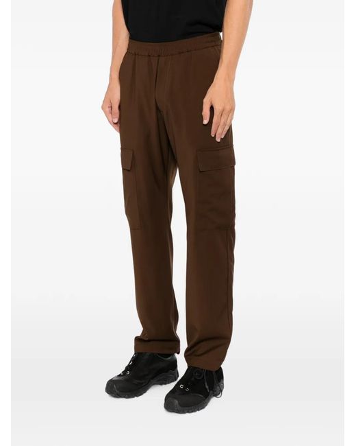 Barena Brown Elasticated Cargo Pants for men