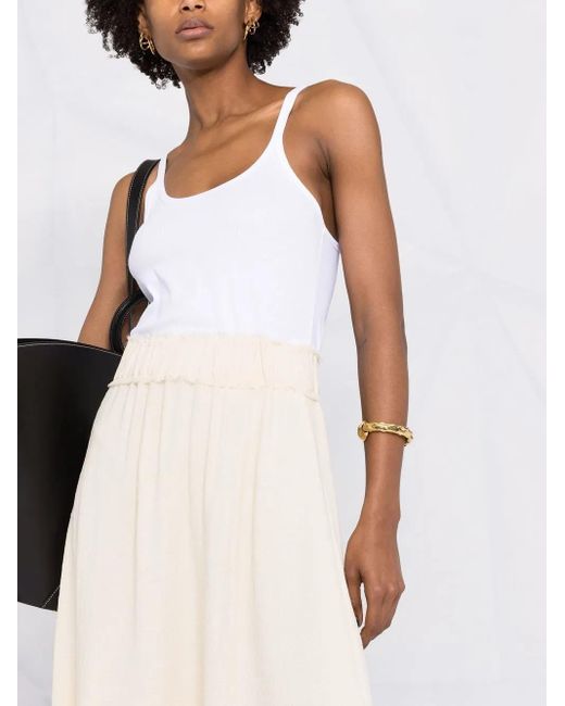 Totême  White Top Mit U-Ausschnitt