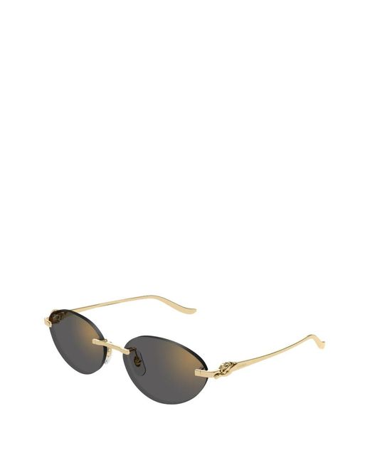 Cartier Gray Panthère Sunglasses