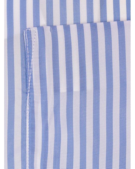 Comme des Garçons Blue Striped Shirt for men