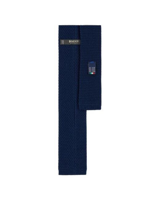 Boggi Blue Tie for men