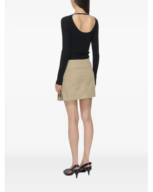 Courreges Blue Strap-Detail Top