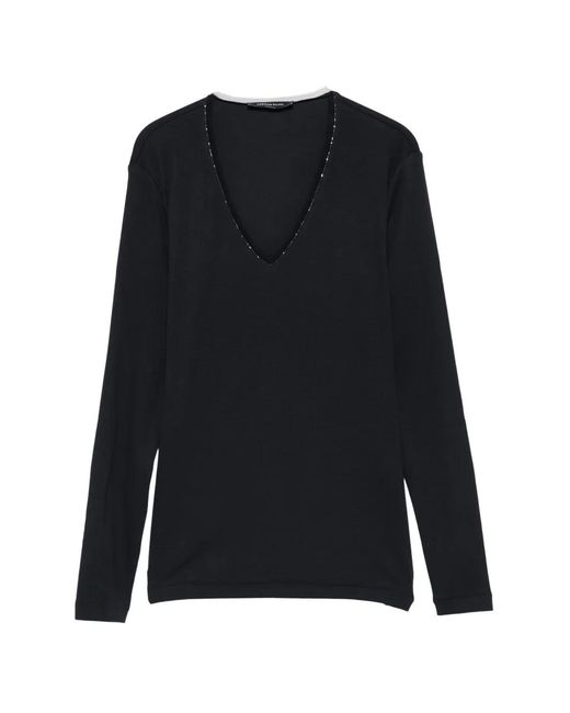 Fabiana Filippi Blue Cotton Elastane Jersey