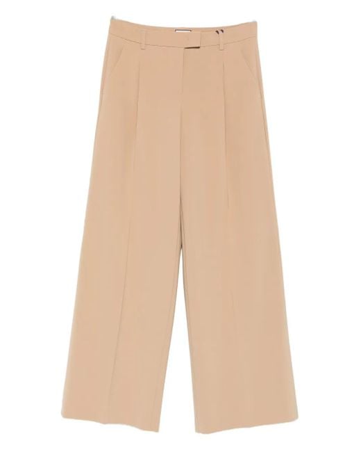 Pantalones plisados Seductive de color Natural