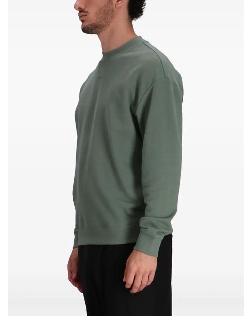 HUGO Green Logo-Print Sweatshirt for men