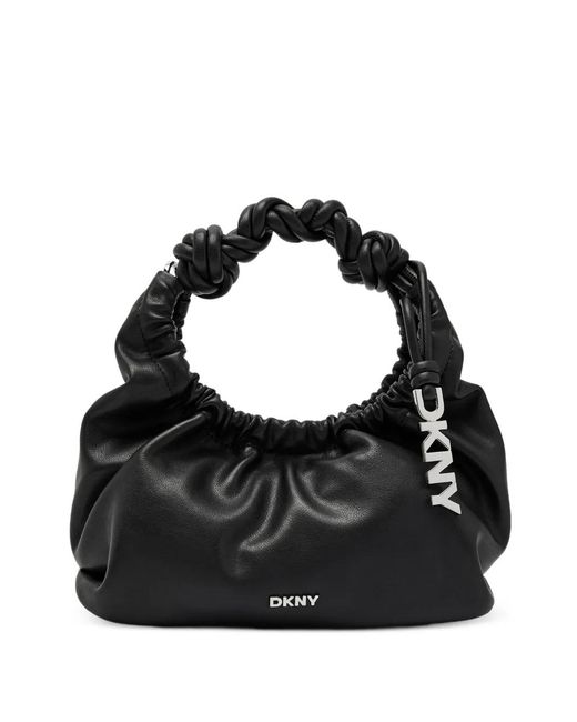 DKNY Black Logo-Detail Shoulder Bag