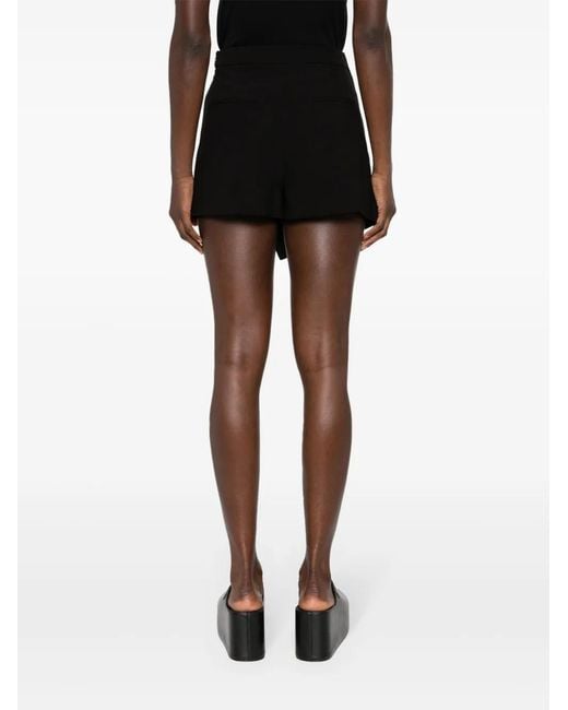 Moschino Black Logo-Engraved Skorts