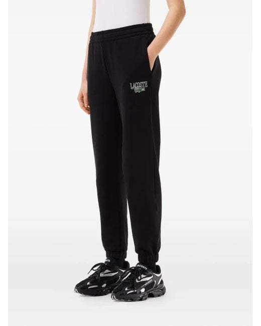 Lacoste Trainingsbroek Met Geborduurd Logo in het Black