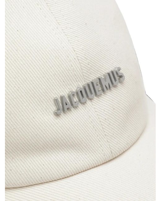Jacquemus White Gadjo Baseball Cap