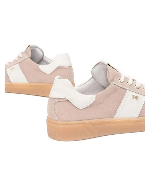 Sneakers Stringate di Nero Giardini in Pink