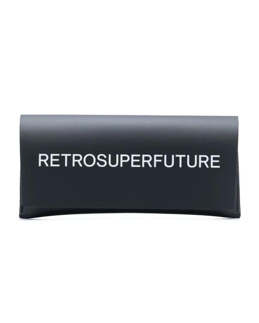 Retrosuperfuture Pink Benz Square-Frame Sunglasses for men