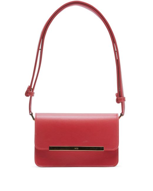 N°21 Red Edith Leather Mini Bag