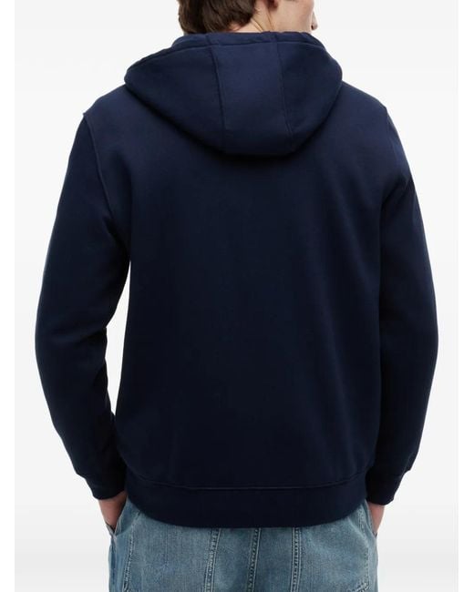 Tommy Hilfiger Blue Zip-Up Hoodie for men