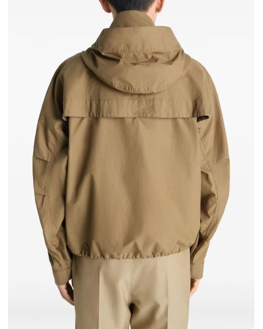 Lemaire Natural Hooded Rain Parka for men