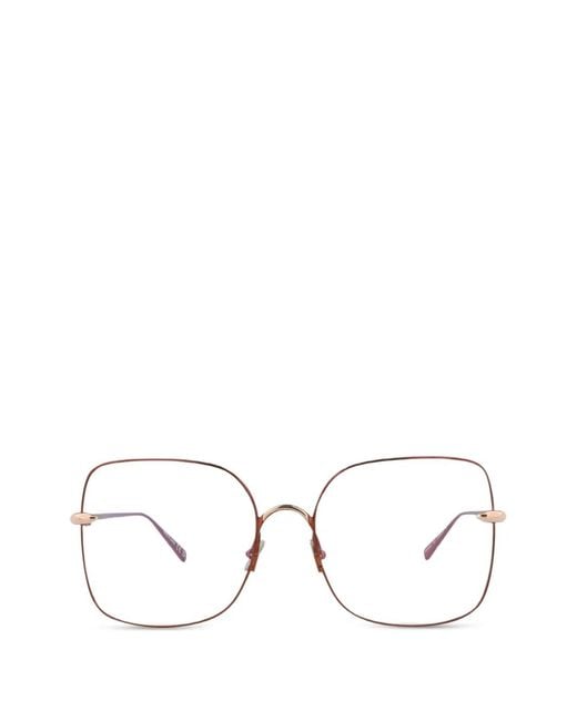 Pomellato White Square-Frame Glasses