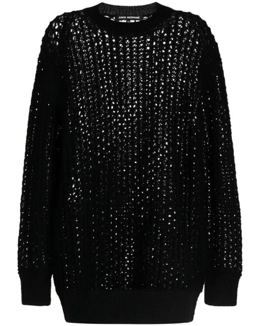 Junya Watanabe オープンニット セーター Black