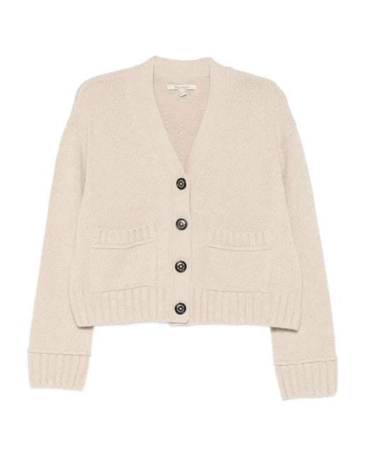 Barbour Natural Faye Button-Up Cardigan