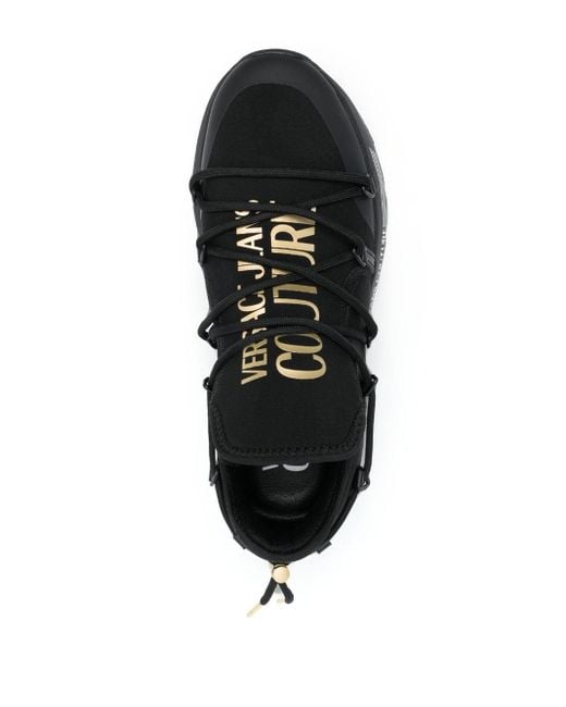 Versace Dynamic Low-top Sneakers in het Black voor heren