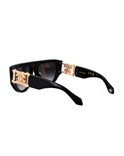 Roberto Cavalli Black Src063 Sunglasses