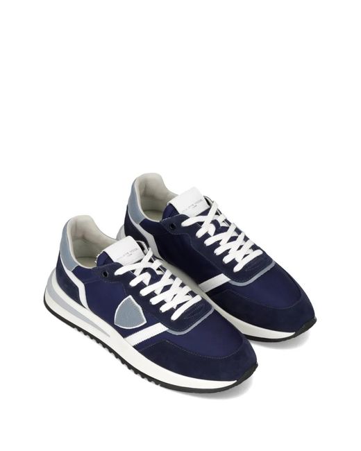 Philippe Model Blue Sneakers for men