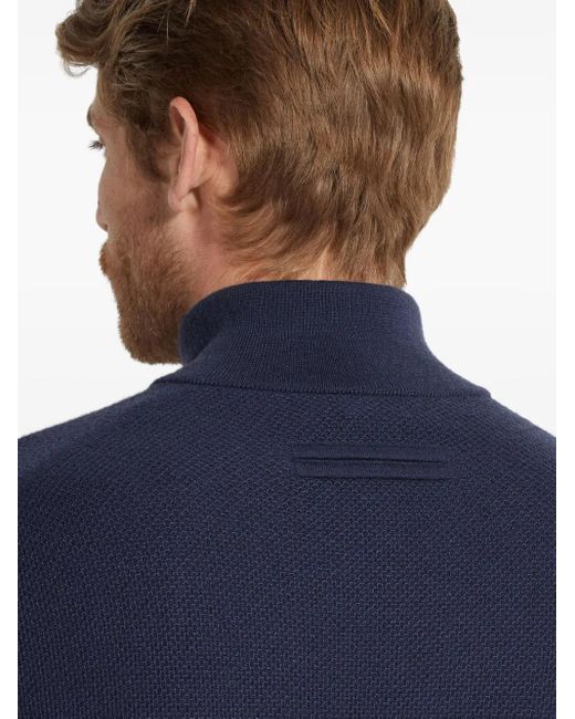 Zegna Blue Sweater for men