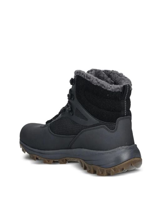 Jack Wolfskin Black Everquest Lace-Up Fastening Boots for men