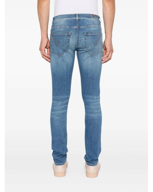 Dondup Blue Five-Pocket Jeans for men