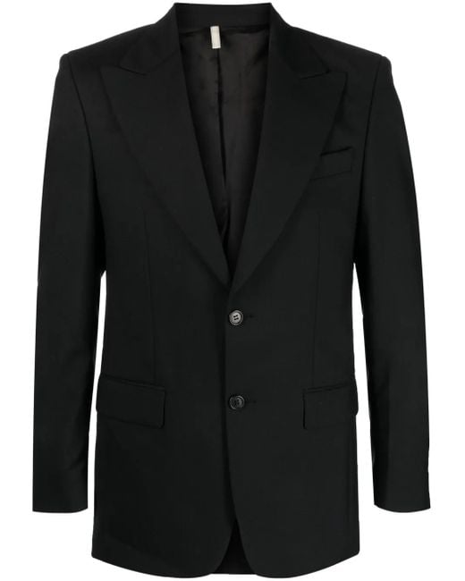Blazer con botones sunflower de hombre de color Black
