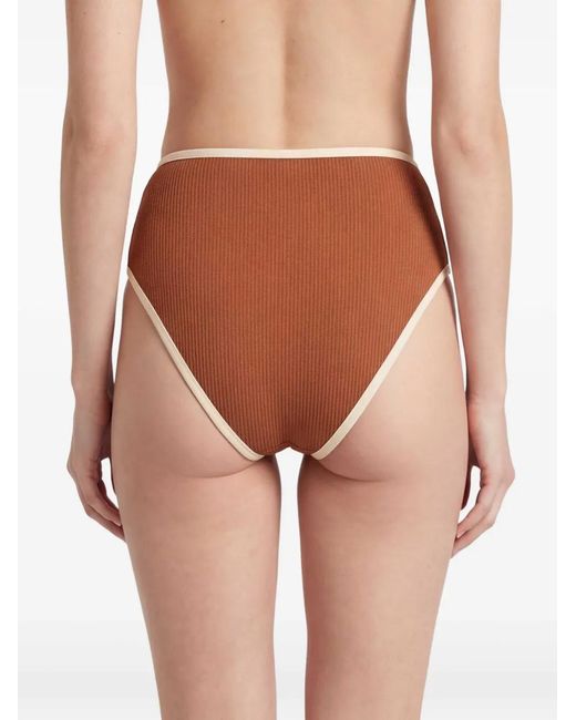 Johanna Ortiz Brown Susurro Del Agua Bikini Bottoms