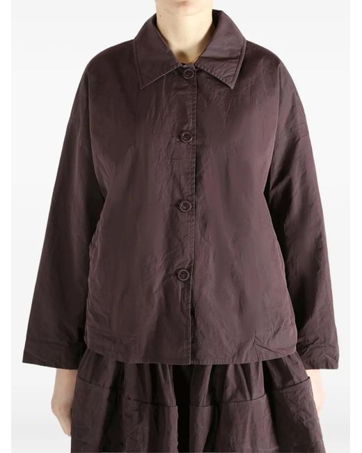 Casey Casey Purple Button-Front Jacket