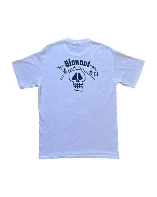 Stussy Blue Japan 2001 Blowout Tour T-Shirt for men