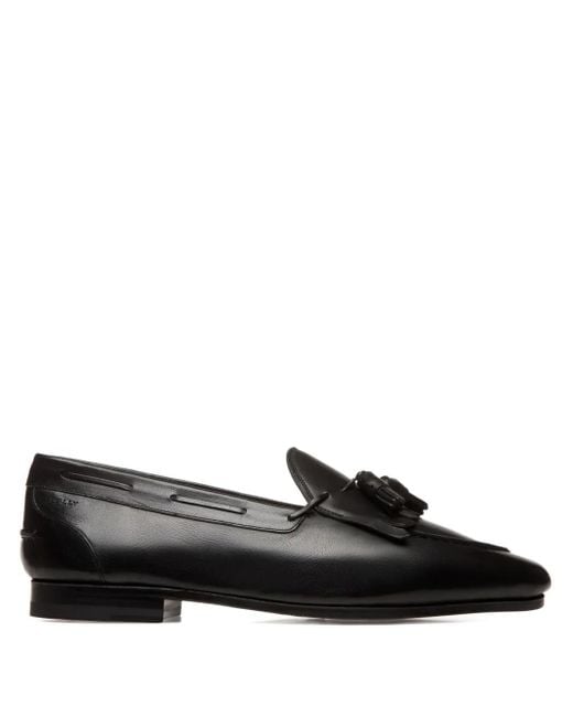 Bally Black Tassel-Detail Loafers for men