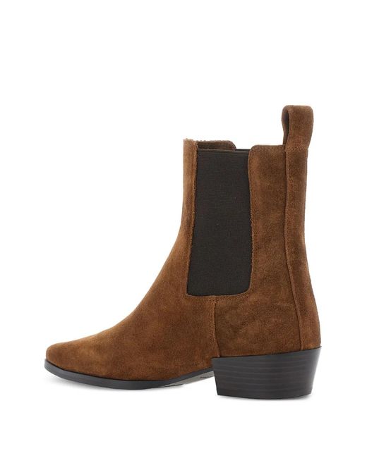 strategia shoes Brown Suede Chelsea Boots