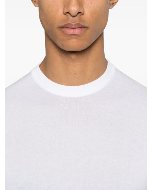 Sudadera De Algodón Fedeli de hombre de color White