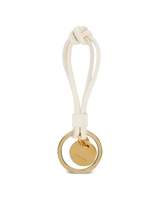 Jil Sander Metallic Knot Key Ring