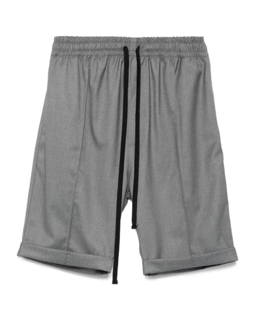 Hamza Black Thomas Drawstring Shorts for men