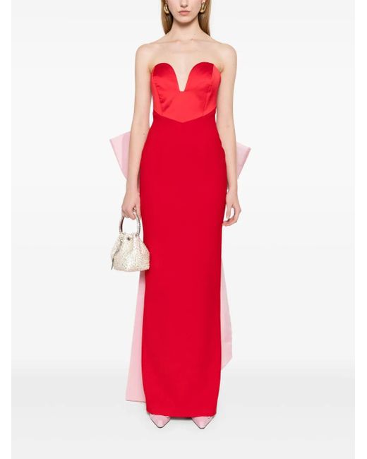 The New Arrivals Ilkyaz Ozel Red Vera Gown