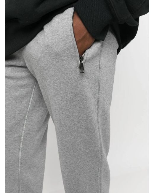 Dolce & Gabbana Gray Drawstring Cotton Track Pants for men