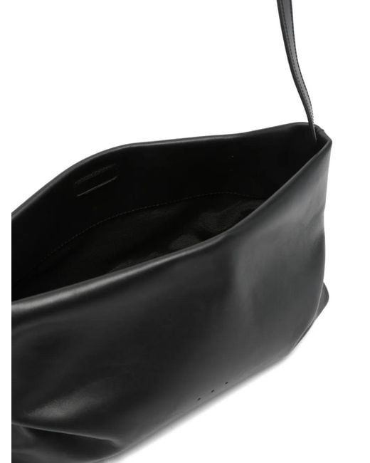 Aesther Ekme Black Medium Nina Leather Clutch Bag