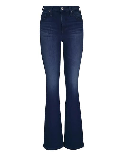 AG Jeans Blue Jean Farrah À Boutons