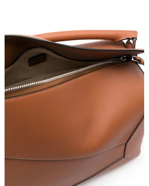 Loewe Brown Large Puzzle Shoulder Bag for men