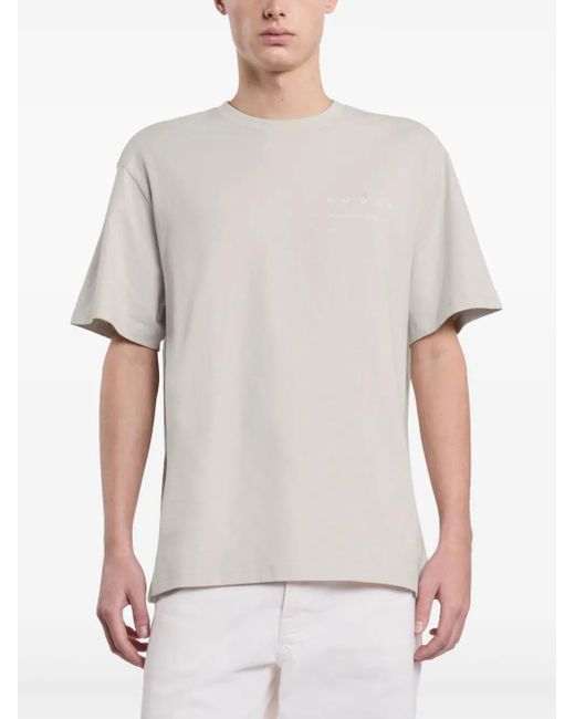 Hogan White Logo-print T-shirt for men