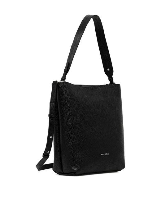 Marc O' Polo Black Medium Adjustable-Strap Shoulder Bag