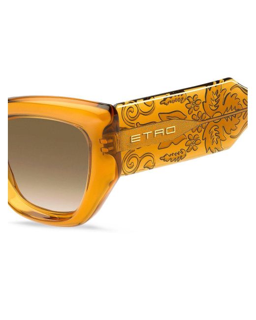 Gafas de sol Paisley con montura cat eye Etro de color Brown