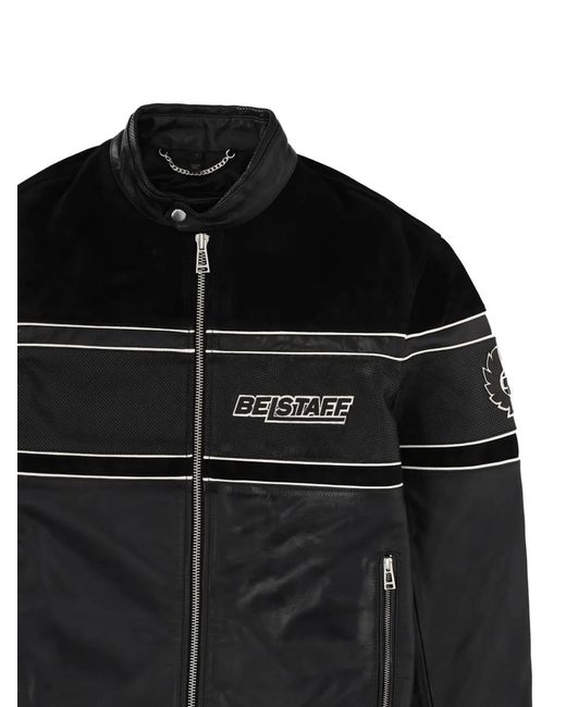 Belstaff Black Competition Speed Leather Jacket for men