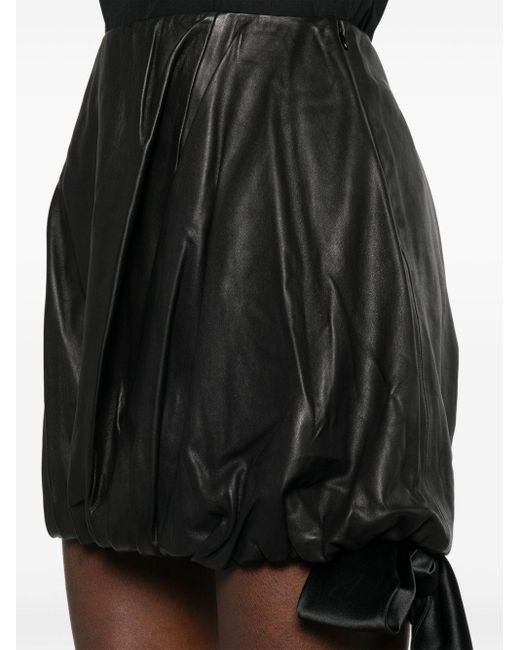 Minifalda Bubble Helmut Lang de color Black