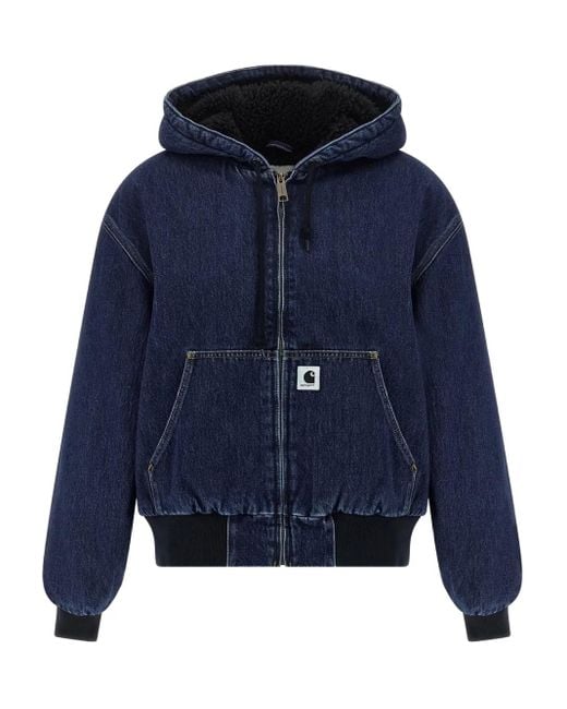 Chaqueta vaquera Active con capucha Carhartt de color Blue